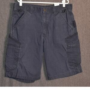 Carhartt Men's 36 Navy Blue Force Ripstop Cargo Shorts